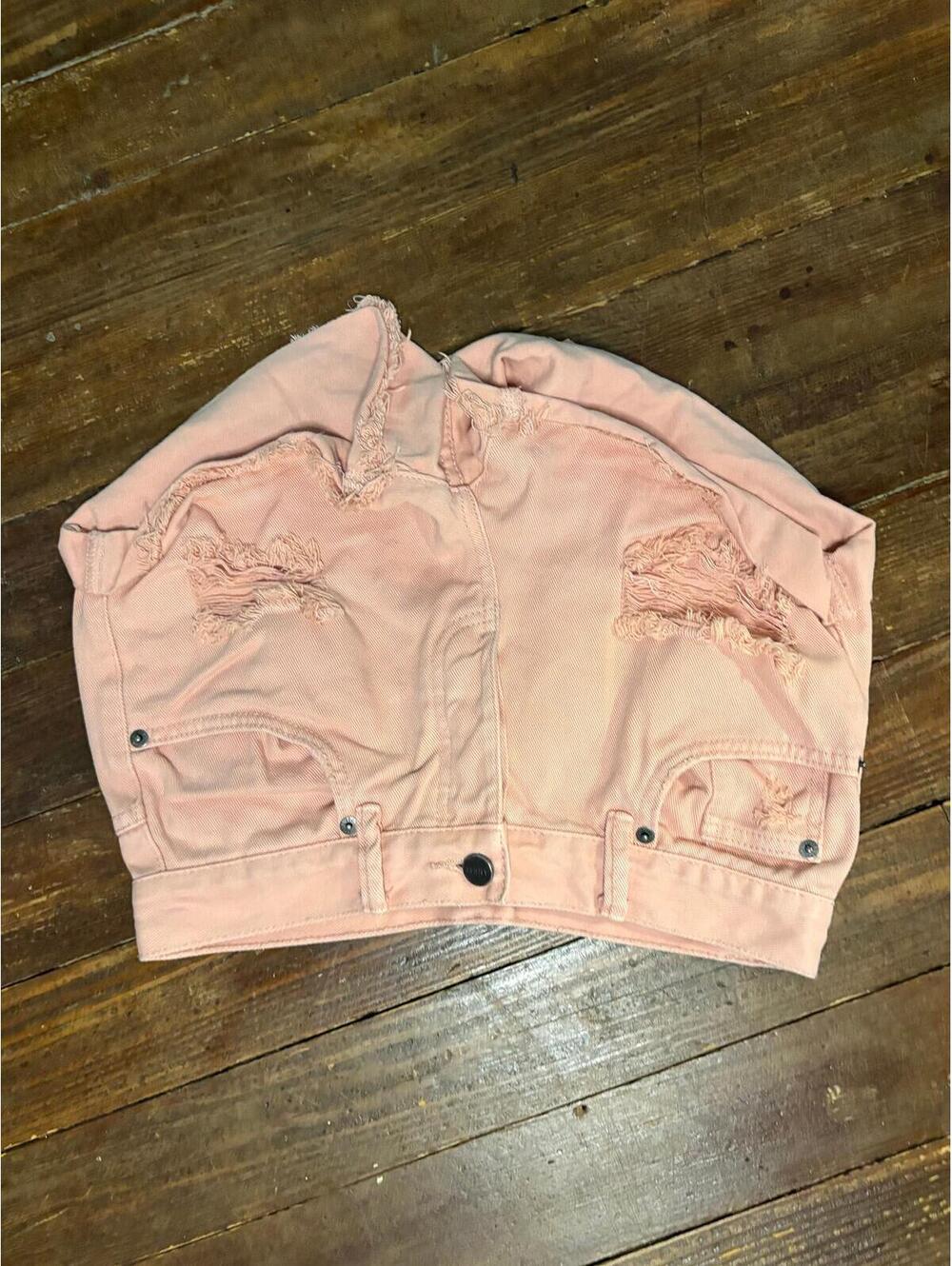 271. Pink JEAN SHORTS